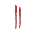 Double Head Marker Pen – Red