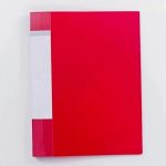 A4 Size 100 Pocket Clear Book / Display Book – Red