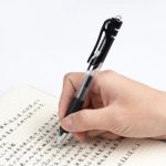 1PC 0.5mm Carbon Press Gel Pen - Black - Image 2