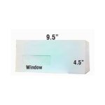 White Window Envelope 4.5" x 9.5" Peel & Seal (500 Pcs/Box)